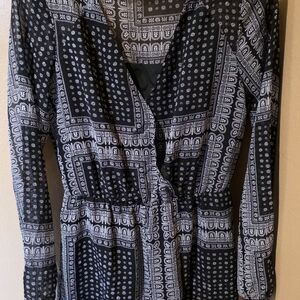 BCBGeneration Monochrome Geometric Dress